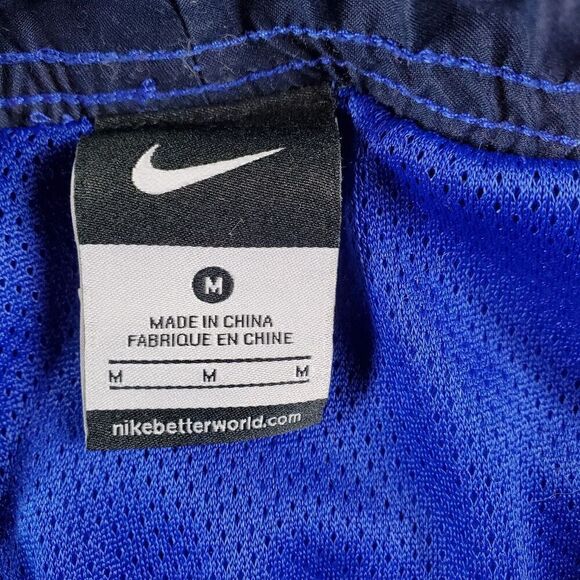 Vintage Nike Swim Trunks Mens Medium Blue Cargo Swoosh Logo Board Shorts - Picture 6 of 8